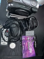 Sony Handycam DCR-DVD403E Camcorder. TURNS ON. INCLUDES EXTRAS.