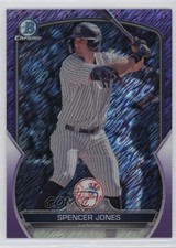 2023 Bowman Chrome Prospects Purple Shimmer Refractor 154/250 Spencer Jones 12dh