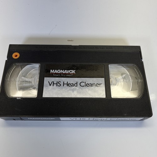 Magnavox M61102 VHS Head Cleaner Non Abrasive Wet System TAPE ONLY NO BOX