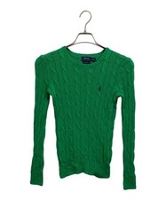 POLO RALPH LAUREN Cotton Cable Knit green
