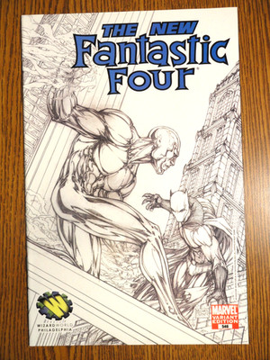 Fantastisch Vier # 546 Zauberer World Michael Wender Sketch Variante 1st Druck