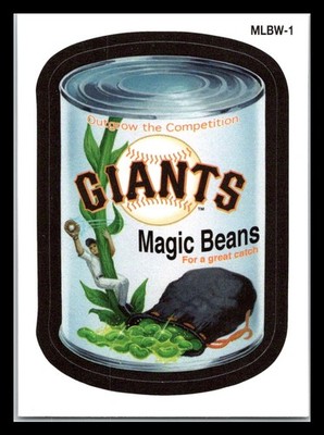 2016 Topps MLB Wacky Packages #MLB-1 Giants Magic Beans Promo Sticker