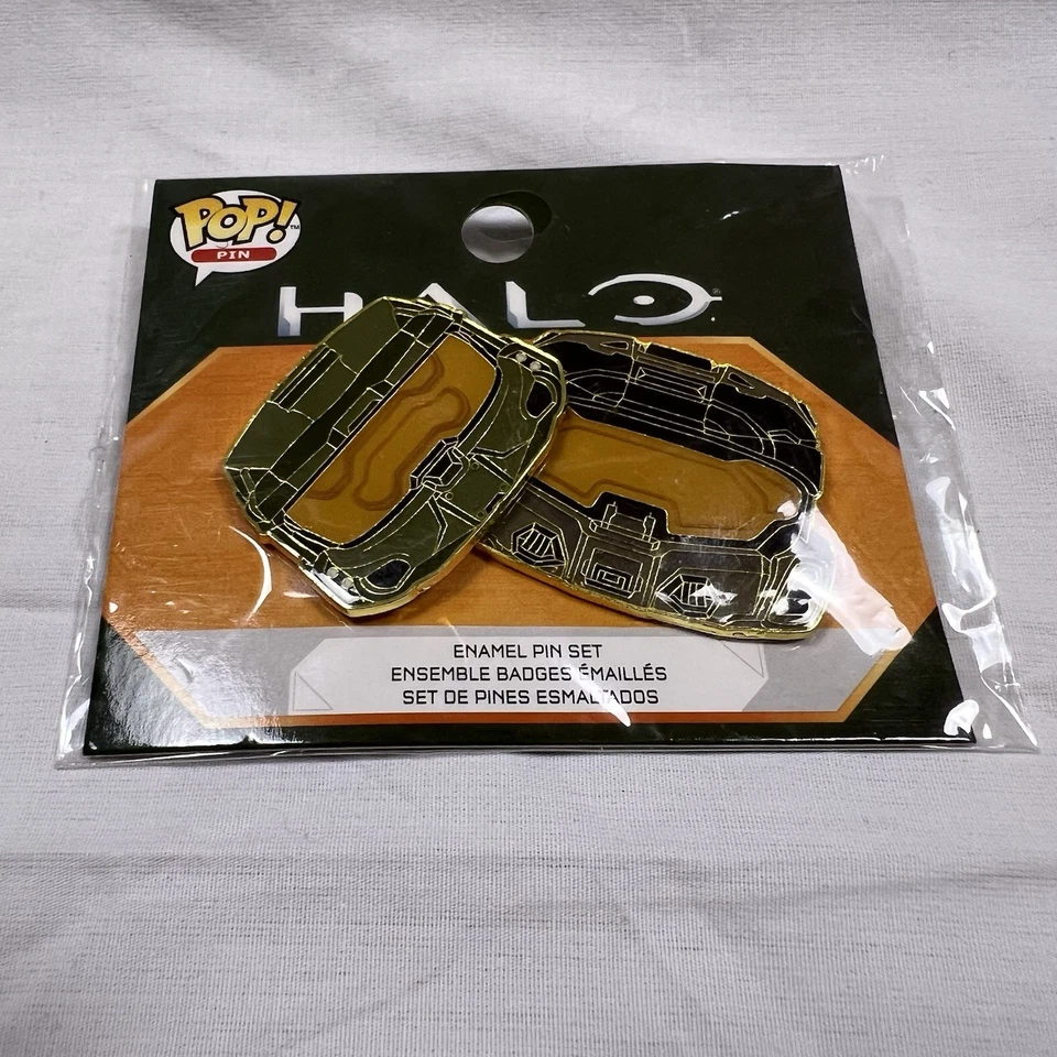 HALO Master Chief Microsoft 343 Funko Esmalte Pin Set Coleccionable Espartano NUEVO Foto 2 de 3