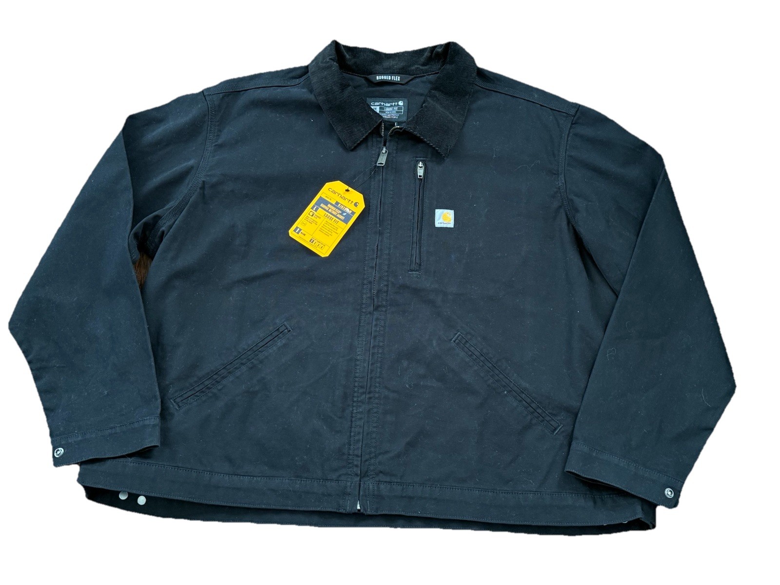 NWT Carhartt Women's Rugged Flex Loose Fit Canvas Detroit Jacket Size 2X