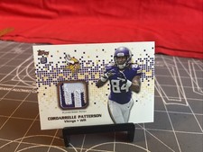 2013 Topps Cordarrelle Patterson RP-CP Rookie Patch Card. rookie card picture