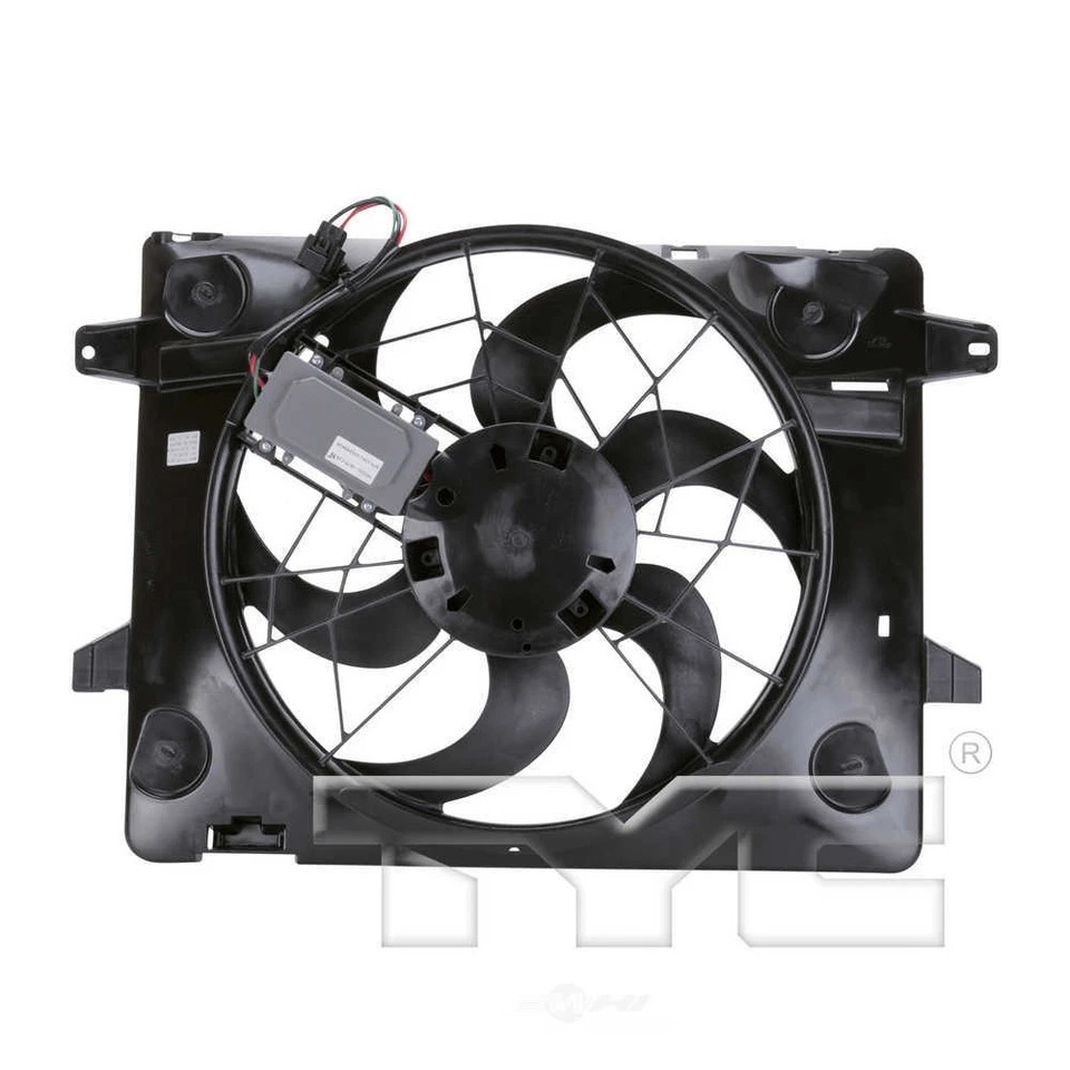Ventilador de radiador y condensador doble para Mercury Grand Marquis Marauder T 2003-2005 Foto 2 de 3