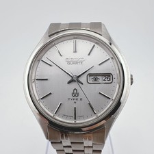 SEIKO 7546-7010 Quartz Silver Watch Japan