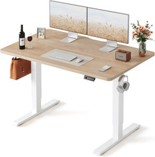 Standing Desk, 48 24 Inches Electric Height Adjustable, Sit and Stand Up, Comp