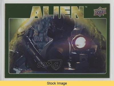 2017 Alien Movie Green Foil Retro Dennis Parker Movement Detected #52 READ p1l