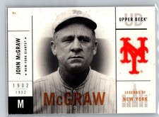 2001 Upper Deck Legends of New York #37 John McGraw