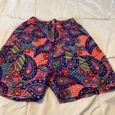 Vintage / Retro Psychedelic 1980 s Shorts Made In U.S.A. Large New Never Worn