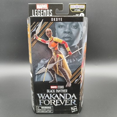Hasbro Marvel Legends Okoye, Black Panther, Wakanda Forever, 15cm, Sammelfigur