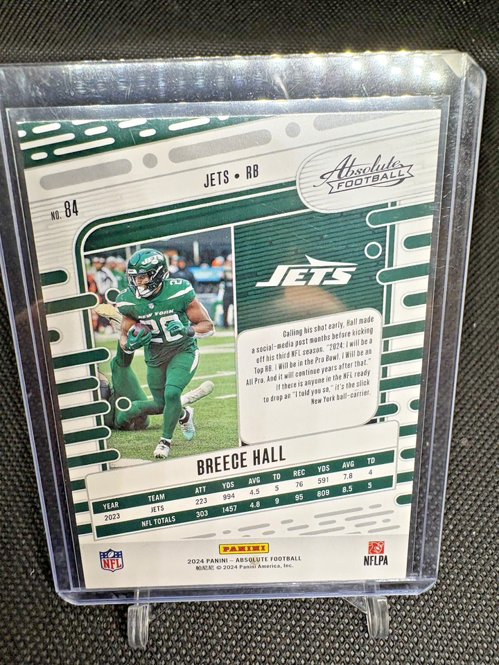 2024 Panini Absolute Breece Hall #84 New York Jets | eBay