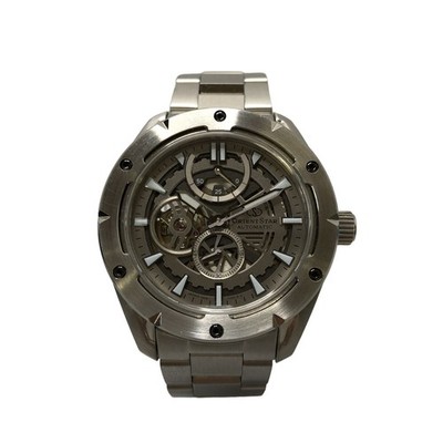 ORIENT STAR Avantgarde Skeleton F6F4-UAF0 Automatik Herrenuhr Silber SS
