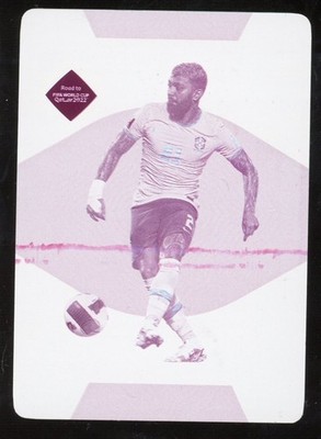 Gabriel Barbosa 2022 National Treasures FIFA Road to World Cup Printing Plate