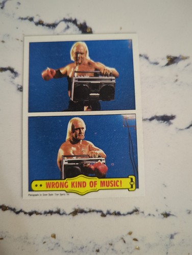 Wrong Kind Of Music #56 1985 Topps WWF card