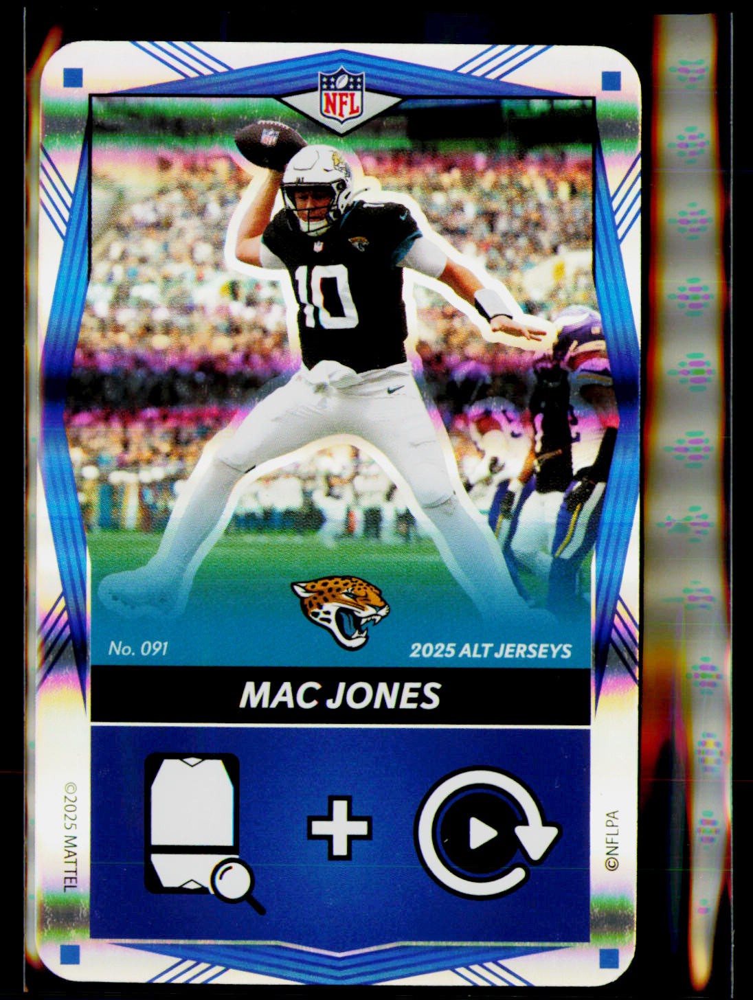 2025 UNO Elite Alt Jerseys Edition - Blue Foil #091 Mac Jones