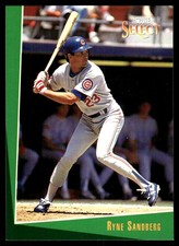 Ryne Sandberg 1993 Select #97 Chicago Cubs MLB READ FREE SHIPPING AutographDen