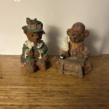 Home Interiors Set Of 2 Boy And Girl Bears Love Letters Figures