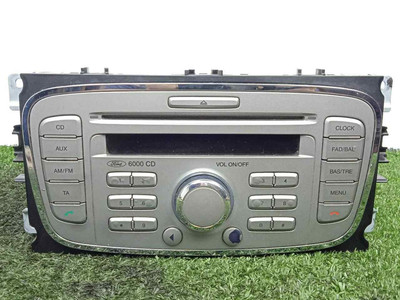 8M5T18C815AA AUDIO SYSTEM / RADIO CD / 596551 FOR FORD FOCUS SEDAN CB4 1.6 TDCI