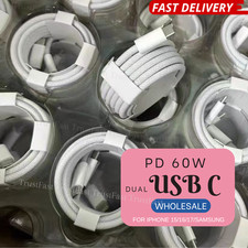 For Iphone 1515 Plus16 Pro Max17 Usb-c To Usb-c Fast Charger Cable Pd 60w Lot