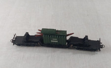 Ancien wagon surbaissé avec transformateur Trafo-Union, Märklin, en HO