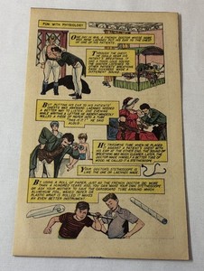 1960 cartoon page ~ RENE LAENNEC stethoscope