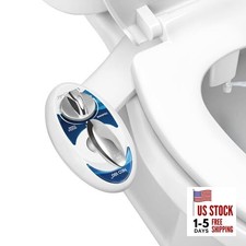 NEO 180 - Dual Nozzle, Self-Cleaning, Non-Electric Bidet Attachment for Blue