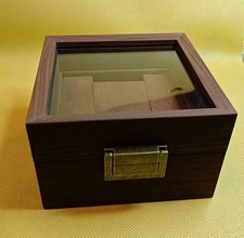 Single Luxury Wooden Watch Gift Box for Men Women Wristwatch Display