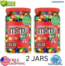 2 pack M M'S Peanut Butter Milk Chocolate Candy, 55 oz. - Great Price