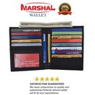Men's Genuine Leather Bifold Wallet Slim Hipster Cowhide Credit Card and ID New