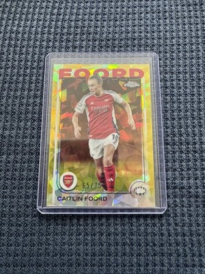 Beth Mead 65/75 Topps Chrome UEFA Women's Champions League 2025 Arsenal
