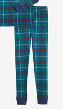 Holiday Lane Little Family Plaid Cotton Pajama Pants, Green Plaid, sz 8