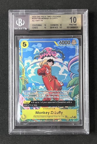 Monkey.D.Luffy (Treasure Rare) graded BGS 10 for sale on eBay