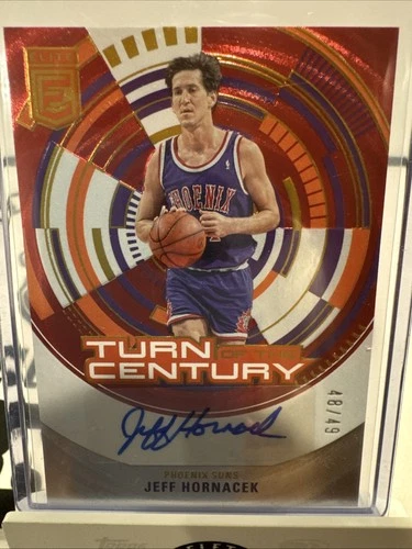 2023-24 Donruss Elite - Turn Century Auto Jeff Hornacek #TCS-JEF /49