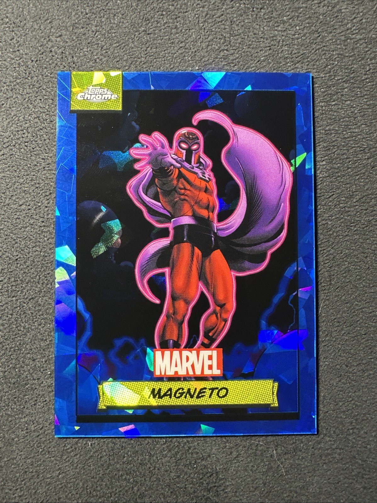 2024 Topps Chrome Marvel Sapphire Magneto #111