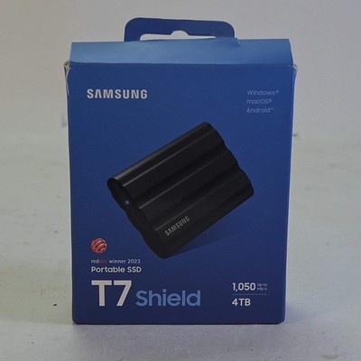 Samsung Portable T7 Shield 4TB USB-C to USB-A SSD MU-PE4T0S/AM