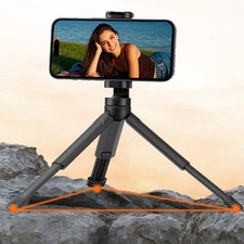 Desktop Tripod Cold Shoe Mount Compact Extendable Selfie Stick Tripod Stand Kit
