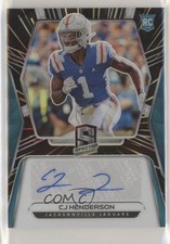 2020 Panini Spectra Rookie Auto Hyper Prizm 21/99 CJ Henderson #6 Auto 0r5l