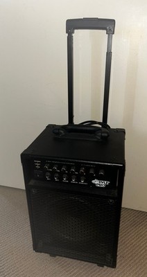 Pyle Pro Portable Karaoke Machine & PA Speaker System   Rechargeable, Mic & Guit