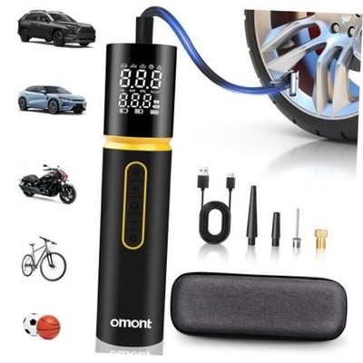 Tire Inflator Portable Air Compressor,  150PSI Electric Bike Tire Pump