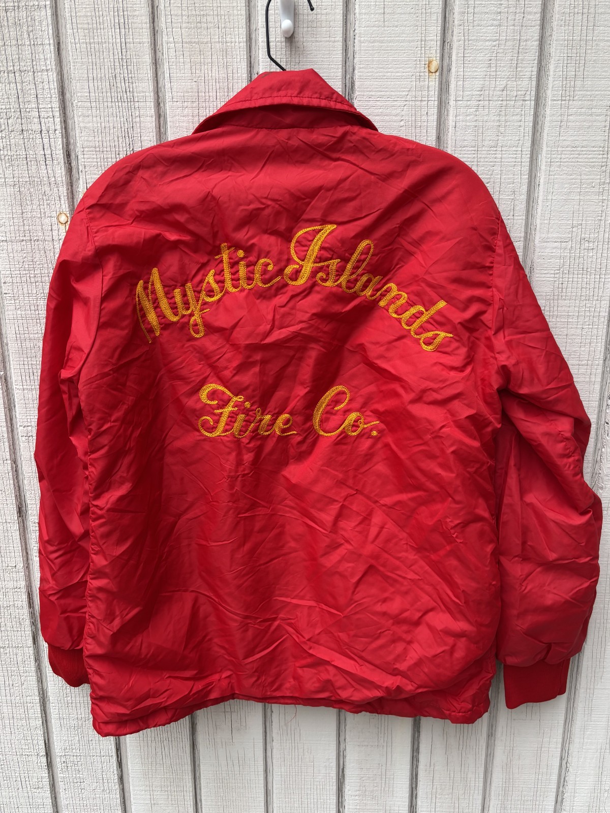 Vintage 70s Chain Stitch Syrian Lined Coach Jacket Mens S ヴィンテージ コーチジャケット