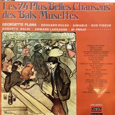 Les 24 Plus Belles Chansons Des Bals Musettes, verschiedene