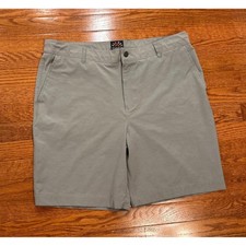 Faherty All Day Shorts Mens 38 Gray Hybrid Stretch Quick Dry Chino 8" Swim Beach