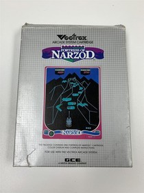 Fortress of Narzod Vectrex GCE 1982 - 100% COMPLETE CIB Box Manual Overlay Tray