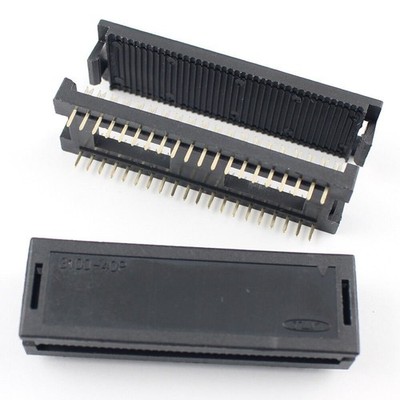 1Pcs 2.54mm x 15.24mm Pitch 40 Pin Male Header FD IDC Cable Transition Connector