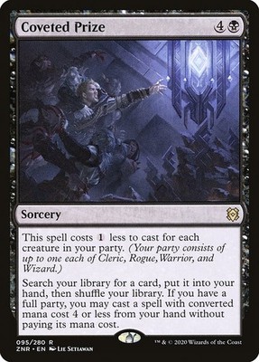 Magic/MTG Coveted Prize ZNR-95 Rare Englisch Good