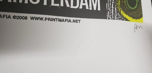 2008 RACONTEURS Amsterdam Netherlands JACK WHITE /175 Print Mafia Poster Peacock - Picture 7 of 7
