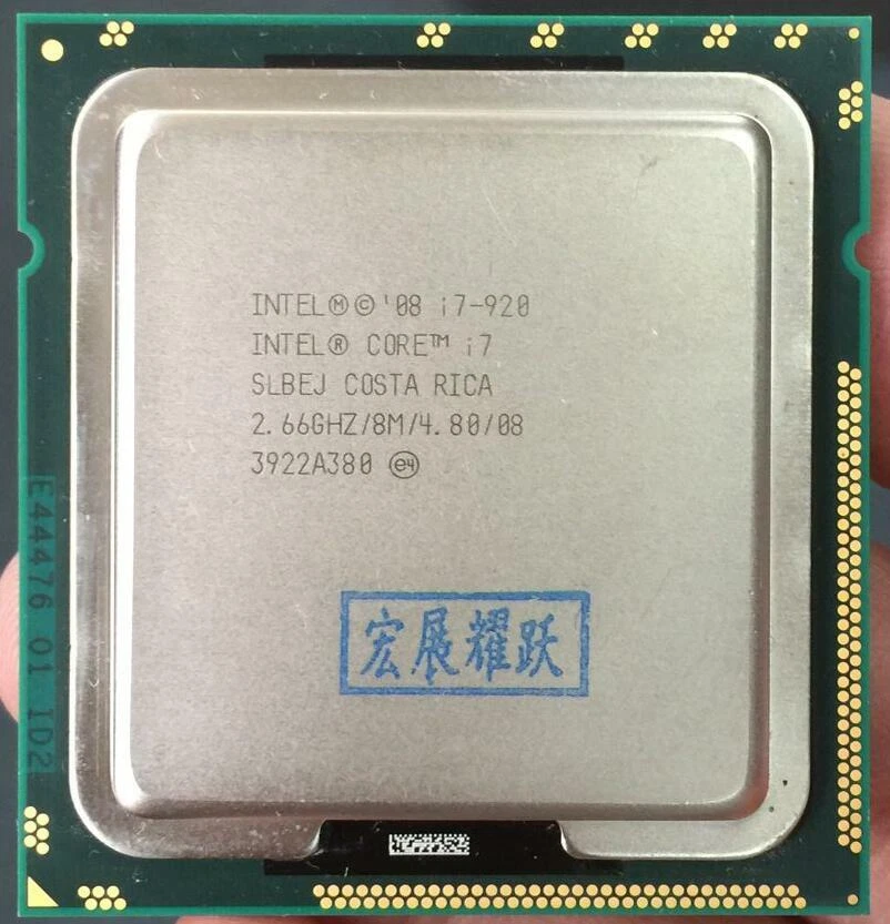 Intel Core I7-920 I7-930 I7-940 I7-950 I7-960 I7-965 I7-970 I7-975 I7-980 CPU  - Image 2 of 4