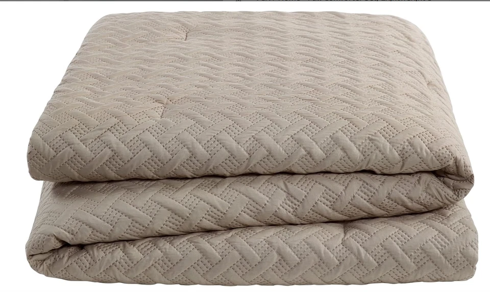 VCNY 被子套装灰褐色大号全套 — 第 2/4 张图片